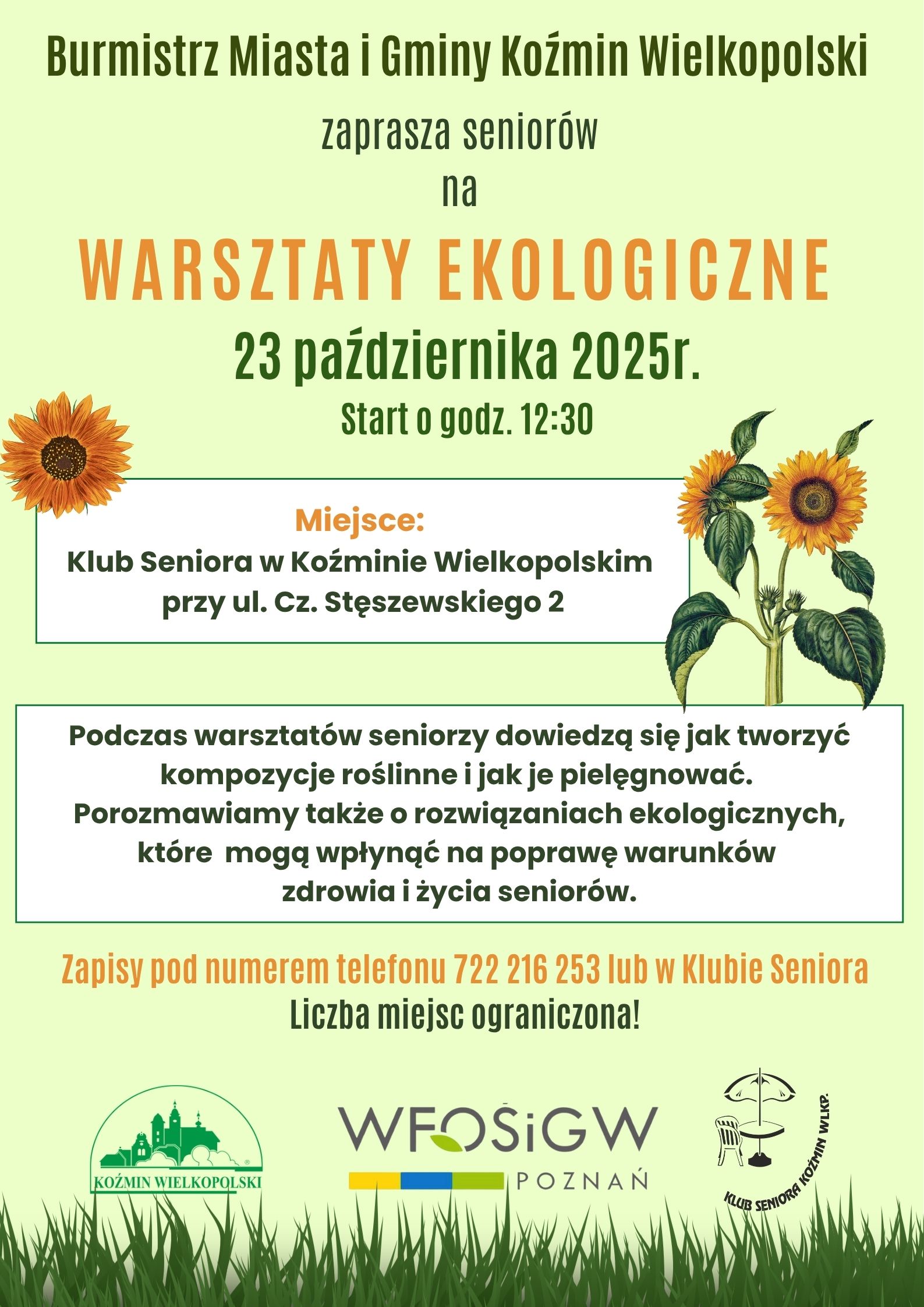 Warsztaty ekologiczne dla seniorów